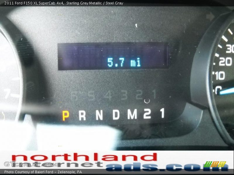 Sterling Grey Metallic / Steel Gray 2011 Ford F150 XL SuperCab 4x4