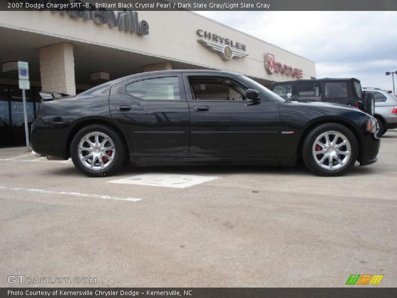 Brilliant Black Crystal Pearl / Dark Slate Gray/Light Slate Gray 2007 Dodge Charger SRT-8