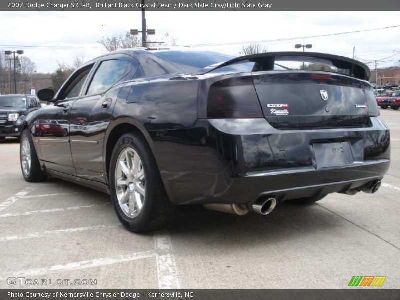Brilliant Black Crystal Pearl / Dark Slate Gray/Light Slate Gray 2007 Dodge Charger SRT-8