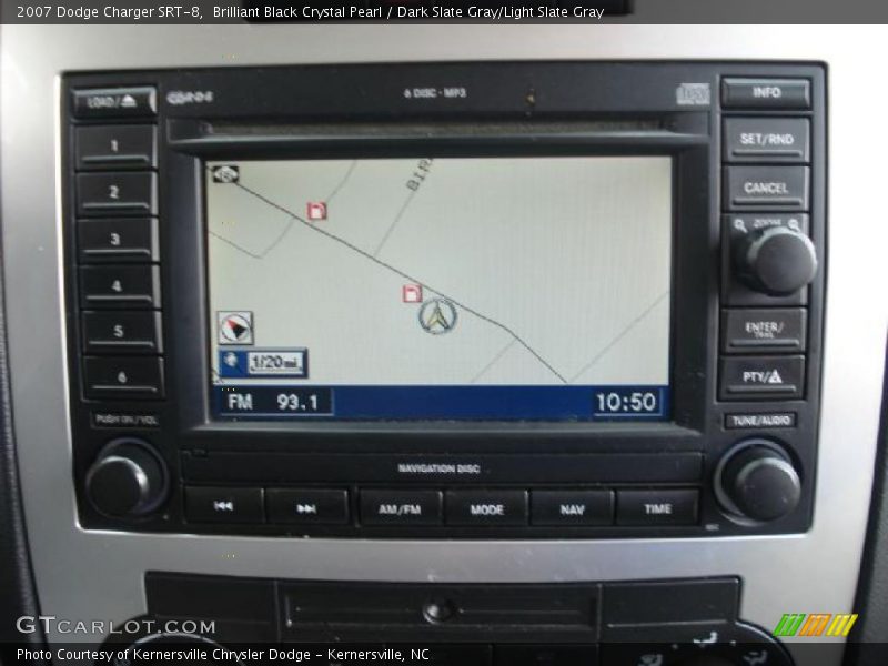 Navigation of 2007 Charger SRT-8