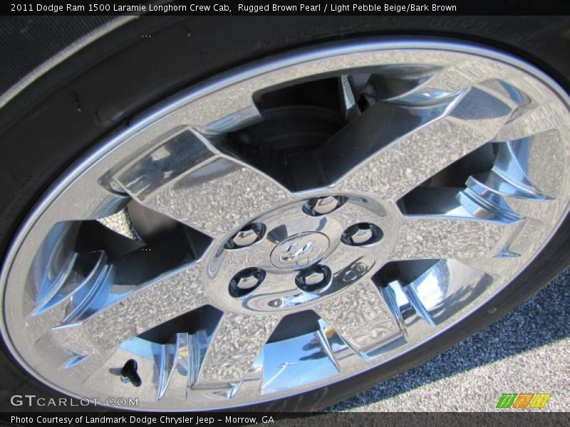 Rugged Brown Pearl / Light Pebble Beige/Bark Brown 2011 Dodge Ram 1500 Laramie Longhorn Crew Cab