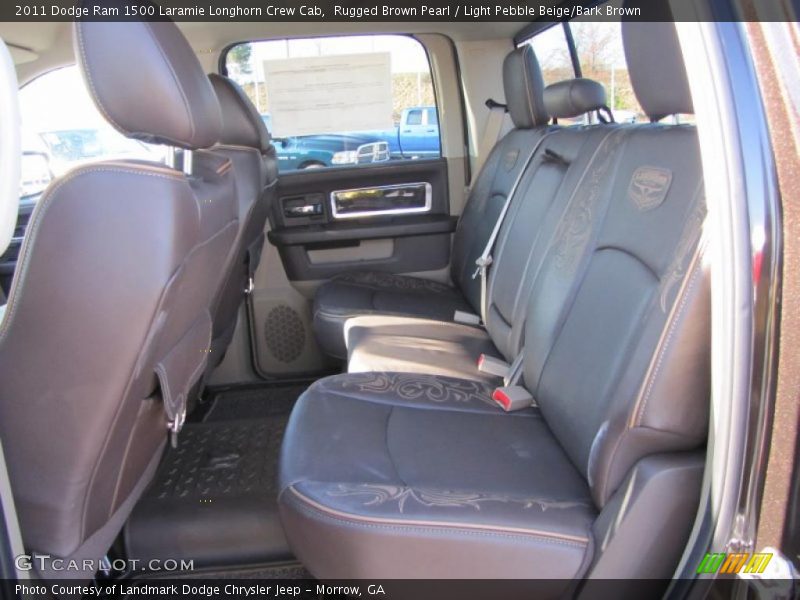 Rugged Brown Pearl / Light Pebble Beige/Bark Brown 2011 Dodge Ram 1500 Laramie Longhorn Crew Cab