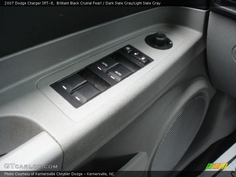 Brilliant Black Crystal Pearl / Dark Slate Gray/Light Slate Gray 2007 Dodge Charger SRT-8