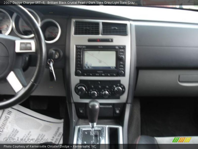Brilliant Black Crystal Pearl / Dark Slate Gray/Light Slate Gray 2007 Dodge Charger SRT-8