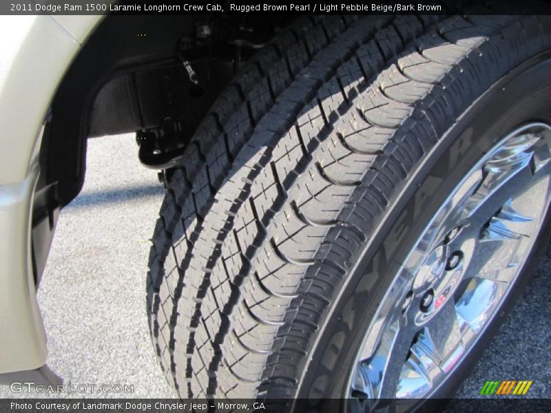 Rugged Brown Pearl / Light Pebble Beige/Bark Brown 2011 Dodge Ram 1500 Laramie Longhorn Crew Cab