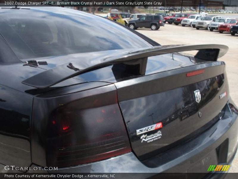 Brilliant Black Crystal Pearl / Dark Slate Gray/Light Slate Gray 2007 Dodge Charger SRT-8