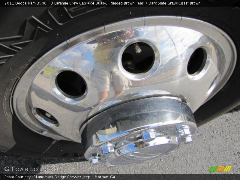Rugged Brown Pearl / Dark Slate Gray/Russet Brown 2011 Dodge Ram 3500 HD Laramie Crew Cab 4x4 Dually