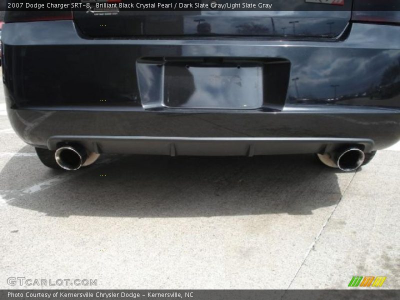 Brilliant Black Crystal Pearl / Dark Slate Gray/Light Slate Gray 2007 Dodge Charger SRT-8