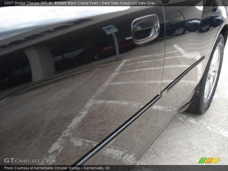 Brilliant Black Crystal Pearl / Dark Slate Gray/Light Slate Gray 2007 Dodge Charger SRT-8