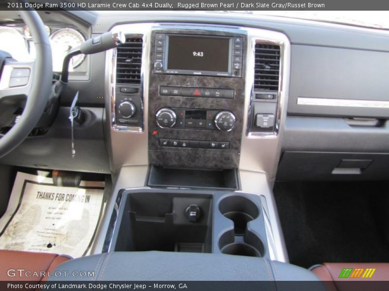 Dashboard of 2011 Ram 3500 HD Laramie Crew Cab 4x4 Dually