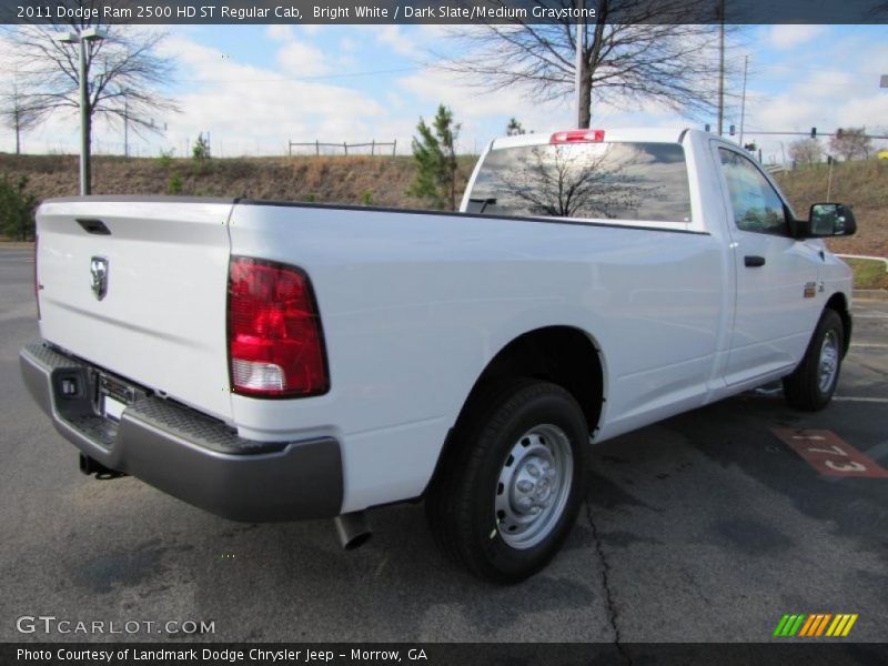 Bright White / Dark Slate/Medium Graystone 2011 Dodge Ram 2500 HD ST Regular Cab