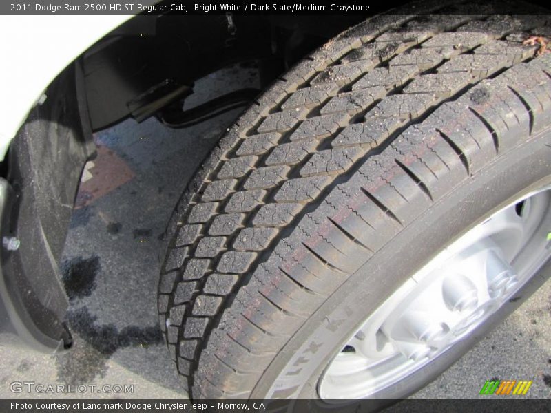 Bright White / Dark Slate/Medium Graystone 2011 Dodge Ram 2500 HD ST Regular Cab