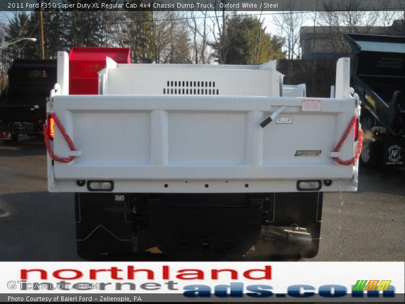 Oxford White / Steel 2011 Ford F350 Super Duty XL Regular Cab 4x4 Chassis Dump Truck