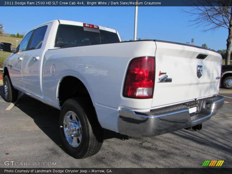 Bright White / Dark Slate/Medium Graystone 2011 Dodge Ram 2500 HD SLT Crew Cab 4x4