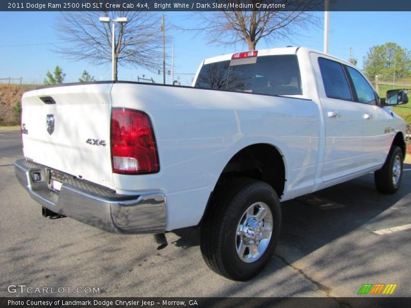 Bright White / Dark Slate/Medium Graystone 2011 Dodge Ram 2500 HD SLT Crew Cab 4x4