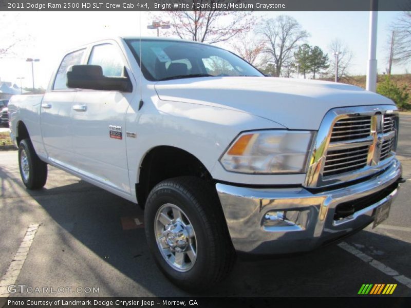 Bright White / Dark Slate/Medium Graystone 2011 Dodge Ram 2500 HD SLT Crew Cab 4x4