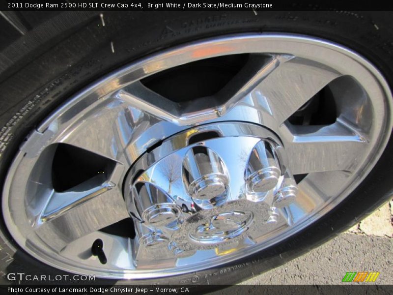 Bright White / Dark Slate/Medium Graystone 2011 Dodge Ram 2500 HD SLT Crew Cab 4x4