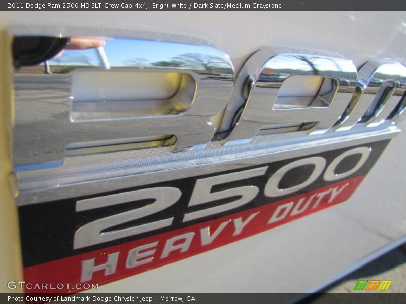 Bright White / Dark Slate/Medium Graystone 2011 Dodge Ram 2500 HD SLT Crew Cab 4x4