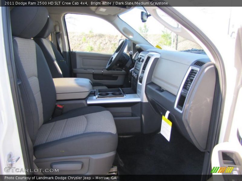 Bright White / Dark Slate/Medium Graystone 2011 Dodge Ram 2500 HD SLT Crew Cab 4x4