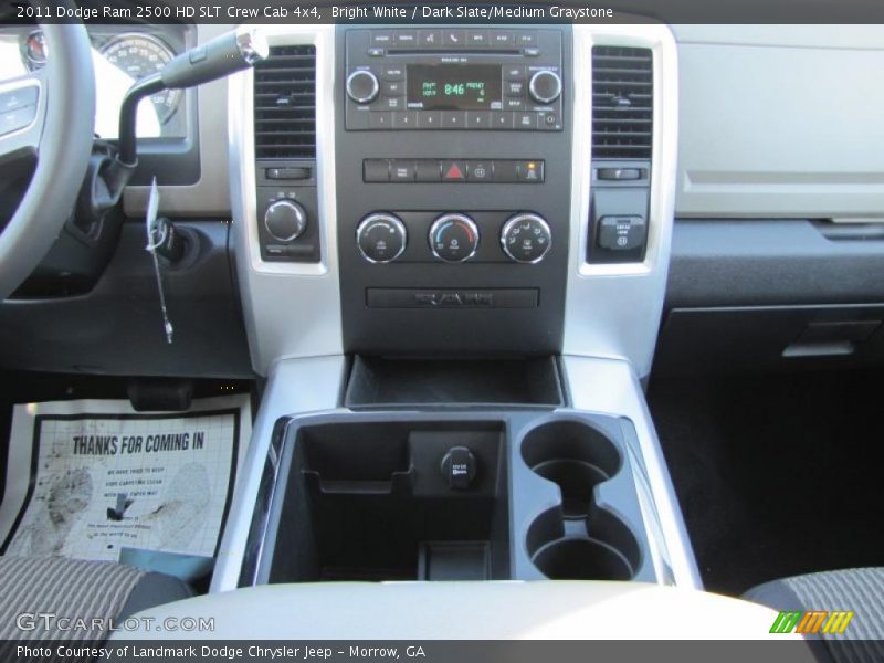 Bright White / Dark Slate/Medium Graystone 2011 Dodge Ram 2500 HD SLT Crew Cab 4x4