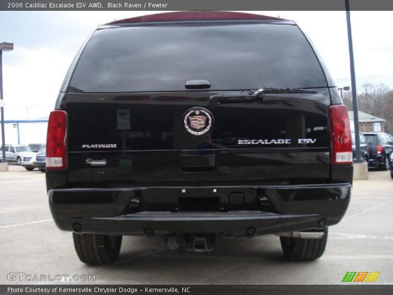 Black Raven / Pewter 2006 Cadillac Escalade ESV AWD