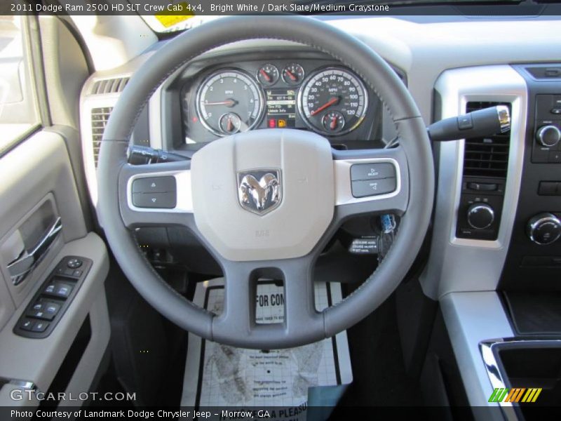  2011 Ram 2500 HD SLT Crew Cab 4x4 Steering Wheel