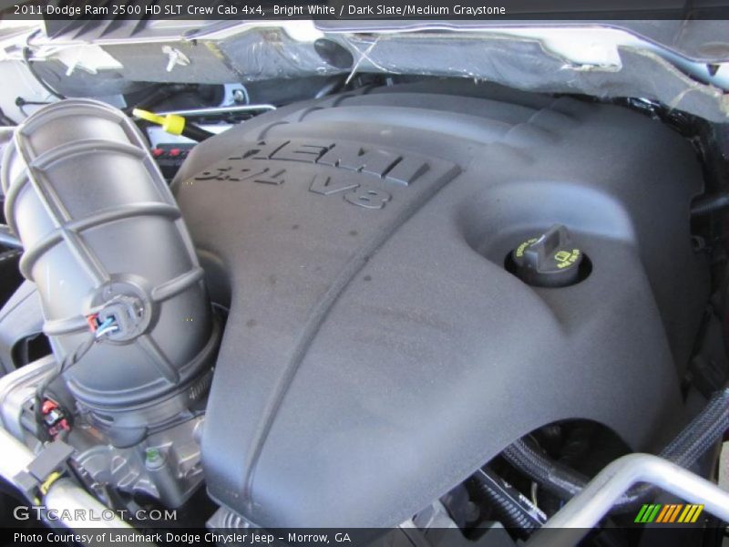Bright White / Dark Slate/Medium Graystone 2011 Dodge Ram 2500 HD SLT Crew Cab 4x4