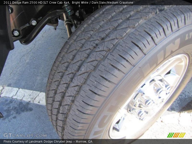 Bright White / Dark Slate/Medium Graystone 2011 Dodge Ram 2500 HD SLT Crew Cab 4x4