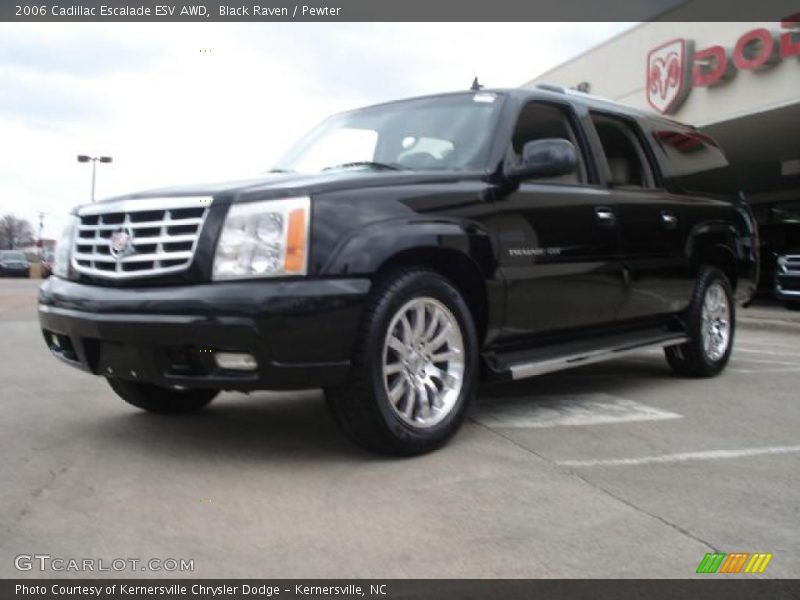 Black Raven / Pewter 2006 Cadillac Escalade ESV AWD