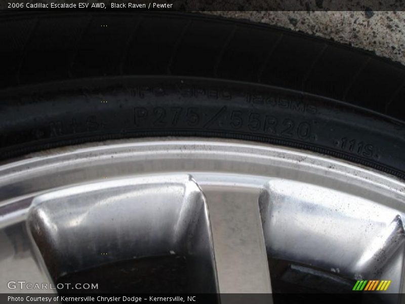 Black Raven / Pewter 2006 Cadillac Escalade ESV AWD