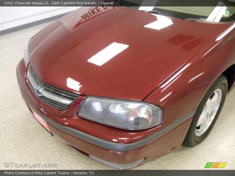 Dark Carmine Red Metallic / Neutral 2002 Chevrolet Impala LS