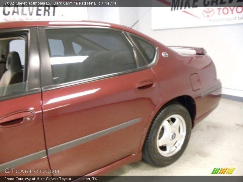 Dark Carmine Red Metallic / Neutral 2002 Chevrolet Impala LS