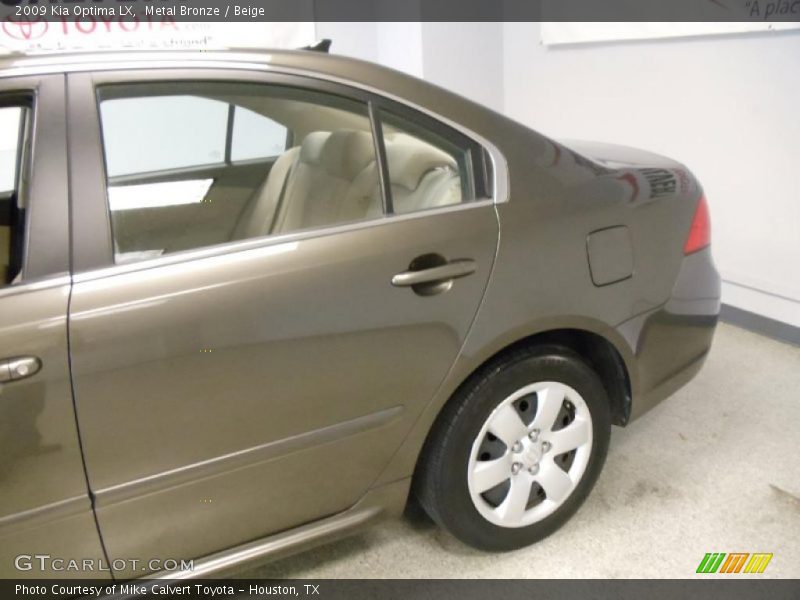 Metal Bronze / Beige 2009 Kia Optima LX