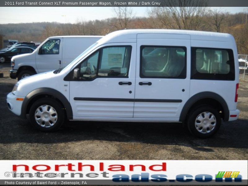 Frozen White / Dark Grey 2011 Ford Transit Connect XLT Premium Passenger Wagon