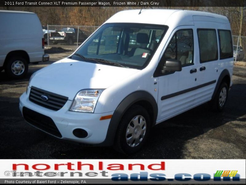 Frozen White / Dark Grey 2011 Ford Transit Connect XLT Premium Passenger Wagon