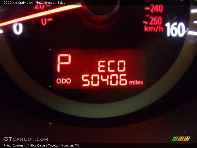 Metal Bronze / Beige 2009 Kia Optima LX