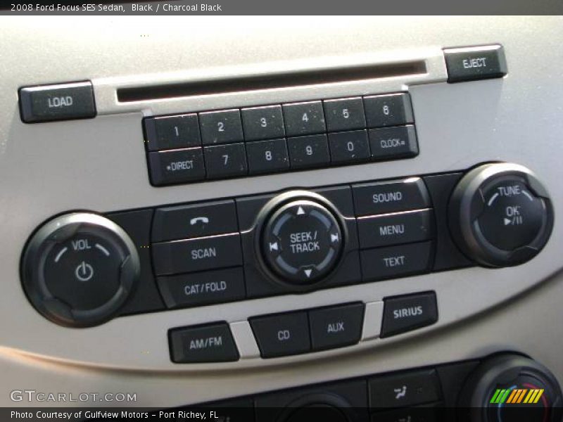 Black / Charcoal Black 2008 Ford Focus SES Sedan