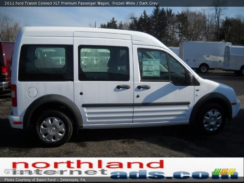 Frozen White / Dark Grey 2011 Ford Transit Connect XLT Premium Passenger Wagon