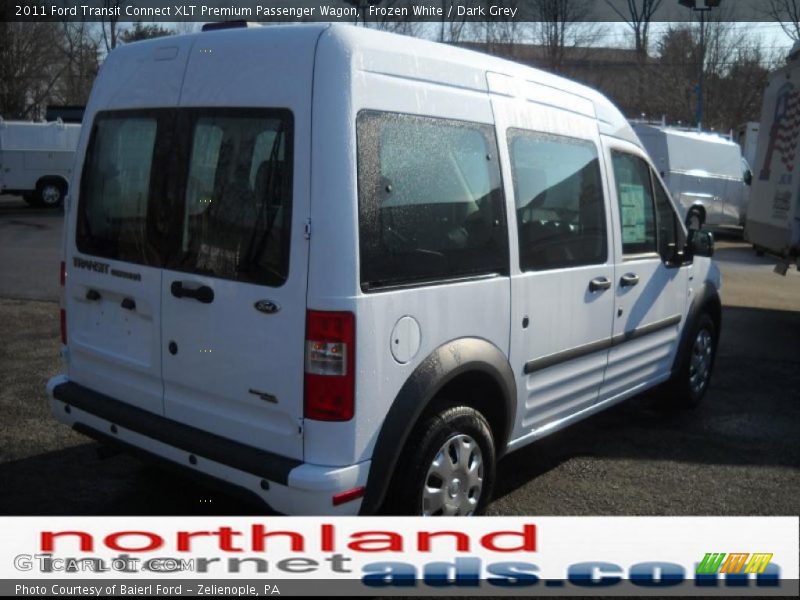 Frozen White / Dark Grey 2011 Ford Transit Connect XLT Premium Passenger Wagon