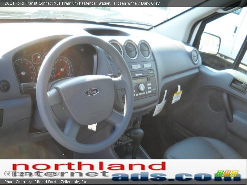 Frozen White / Dark Grey 2011 Ford Transit Connect XLT Premium Passenger Wagon