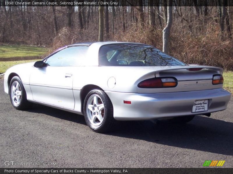 Sebring Silver Metallic / Dark Grey 1998 Chevrolet Camaro Coupe
