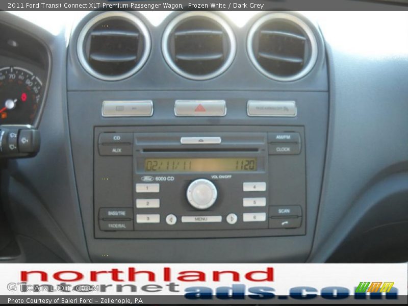 Frozen White / Dark Grey 2011 Ford Transit Connect XLT Premium Passenger Wagon