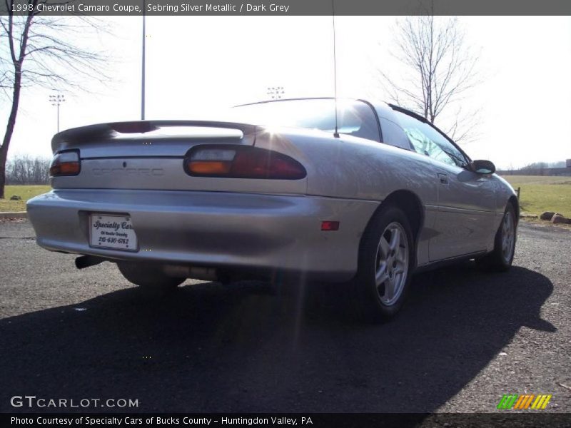 Sebring Silver Metallic / Dark Grey 1998 Chevrolet Camaro Coupe
