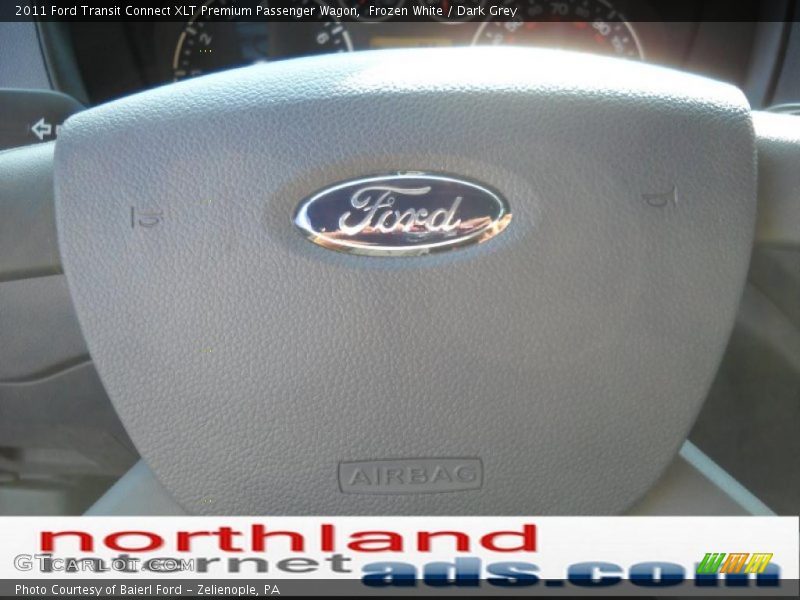 Frozen White / Dark Grey 2011 Ford Transit Connect XLT Premium Passenger Wagon