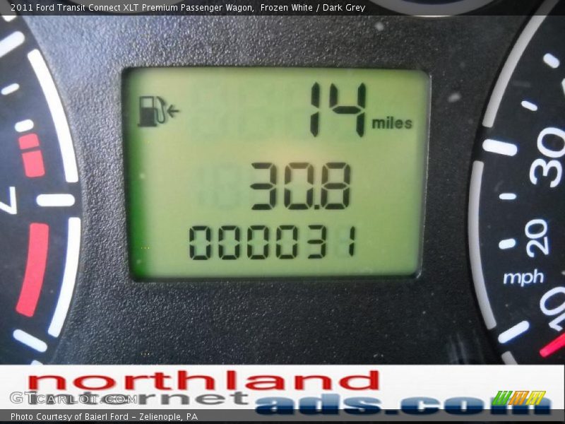 Frozen White / Dark Grey 2011 Ford Transit Connect XLT Premium Passenger Wagon
