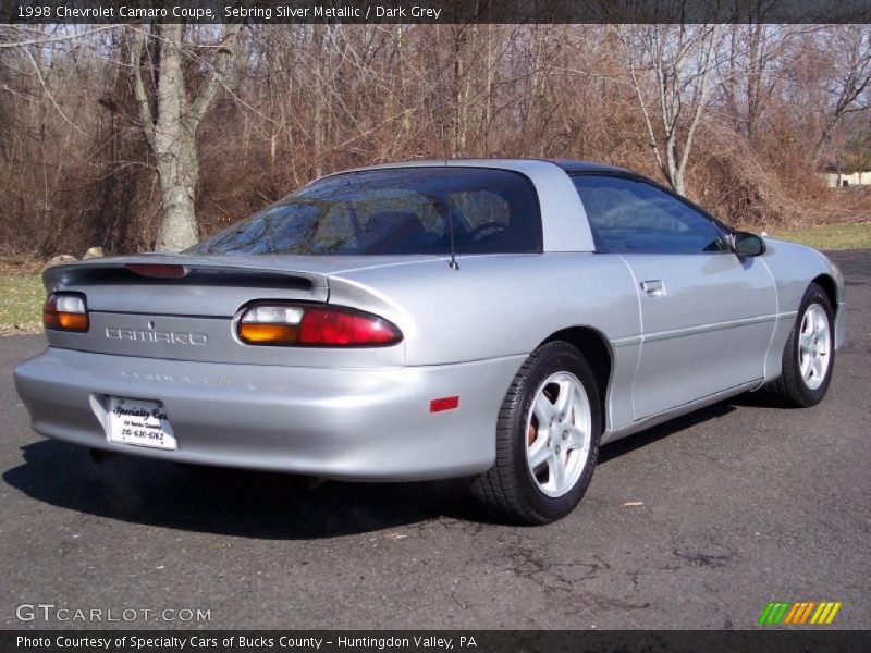 Sebring Silver Metallic / Dark Grey 1998 Chevrolet Camaro Coupe