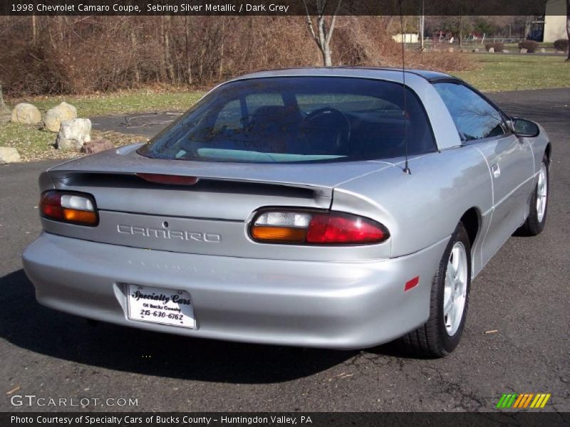 Sebring Silver Metallic / Dark Grey 1998 Chevrolet Camaro Coupe