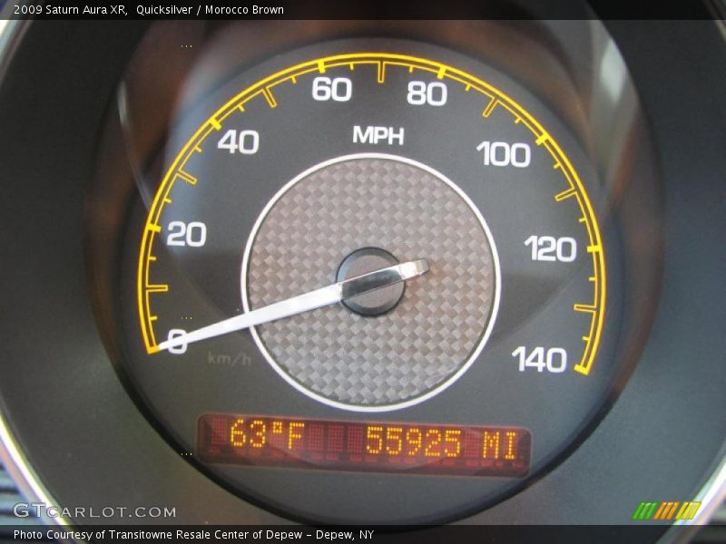 Quicksilver / Morocco Brown 2009 Saturn Aura XR