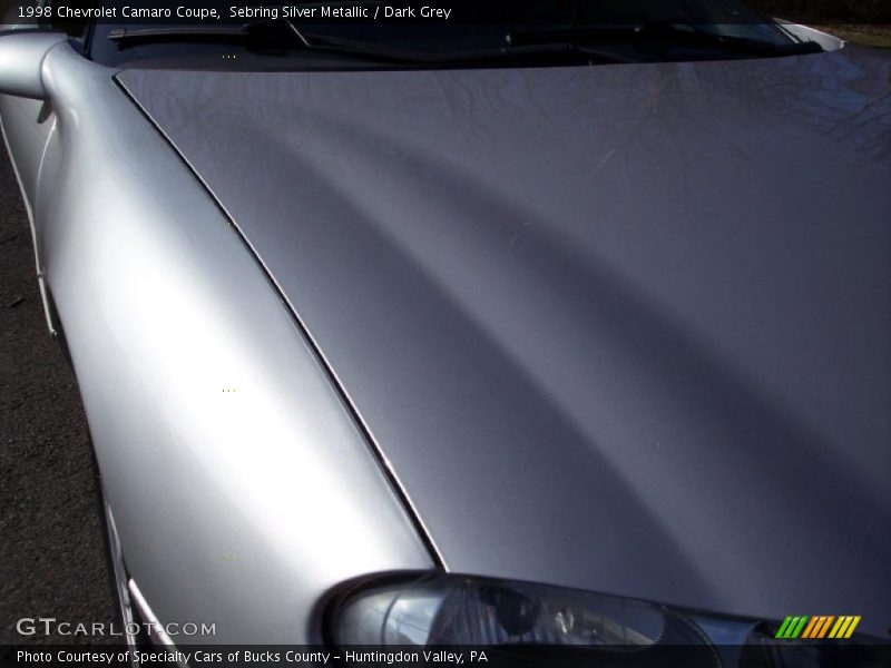 Sebring Silver Metallic / Dark Grey 1998 Chevrolet Camaro Coupe