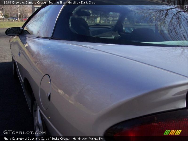 Sebring Silver Metallic / Dark Grey 1998 Chevrolet Camaro Coupe